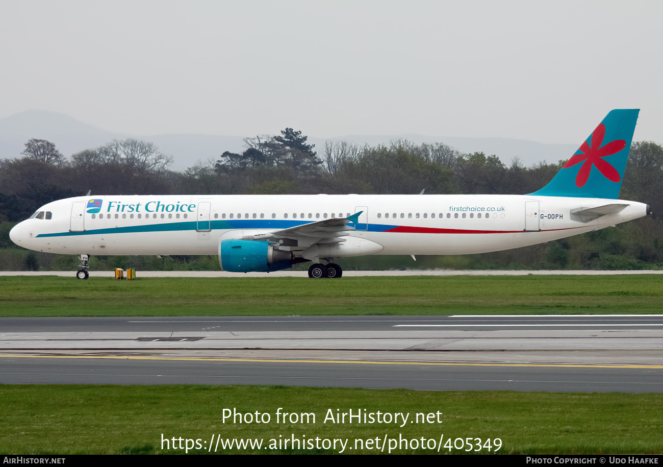 Aircraft Photo of G-OOPH | Airbus A321-211 | First Choice Airways | AirHistory.net #405349