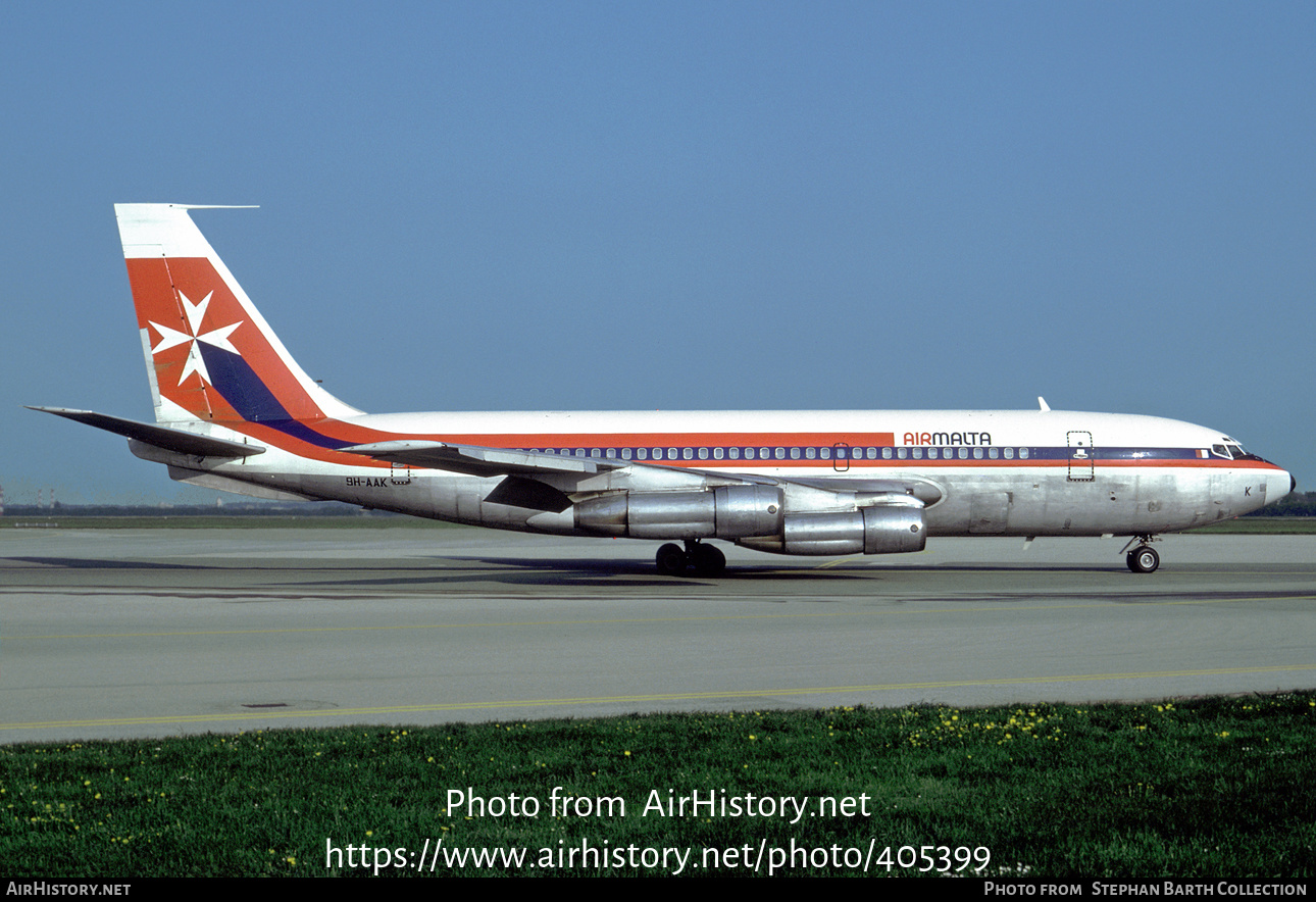 Aircraft Photo of 9H-AAK | Boeing 720-047B | Air Malta | AirHistory.net #405399