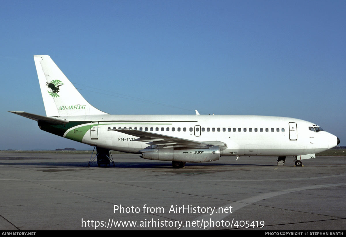 Aircraft Photo of PH-TVD | Boeing 737-2K2C/Adv | Eagle Air of Iceland ...