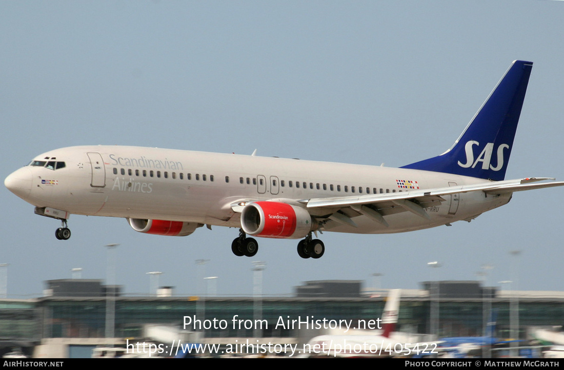 Aircraft Photo of LN-RRU | Boeing 737-883 | Scandinavian Airlines - SAS | AirHistory.net #405422