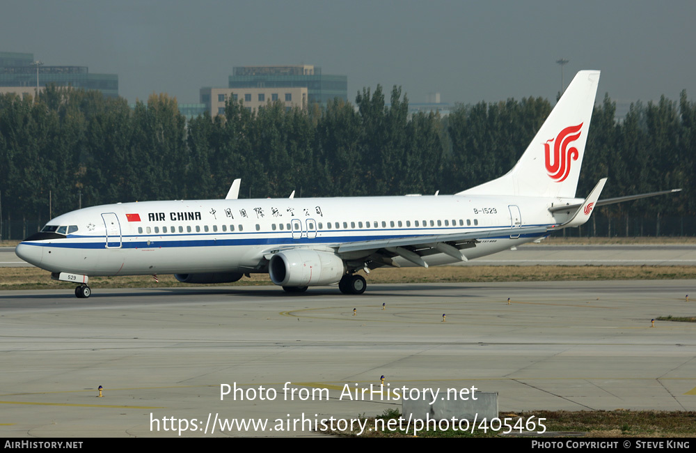 Aircraft Photo of B-1529 | Boeing 737-89L | Air China | AirHistory.net #405465