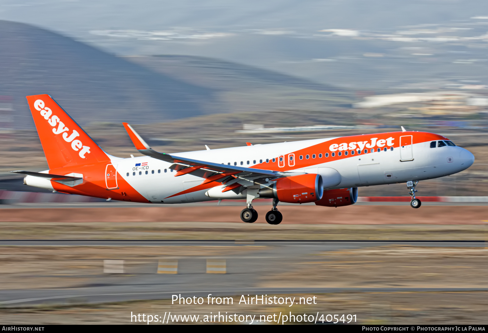 Aircraft Photo of OE-ICD | Airbus A320-214 | EasyJet | AirHistory.net #405491