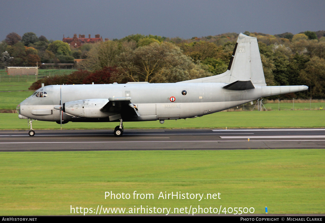 Aircraft Photo of 28 | Dassault ATL-2 Atlantique 2 | France - Navy | AirHistory.net #405500