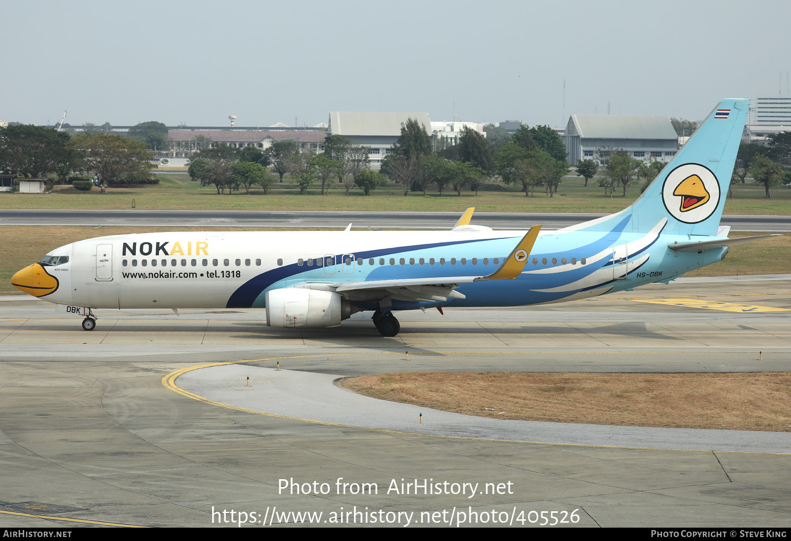 Aircraft Photo of HS-DBK | Boeing 737-86J | Nok Air | AirHistory.net #405526