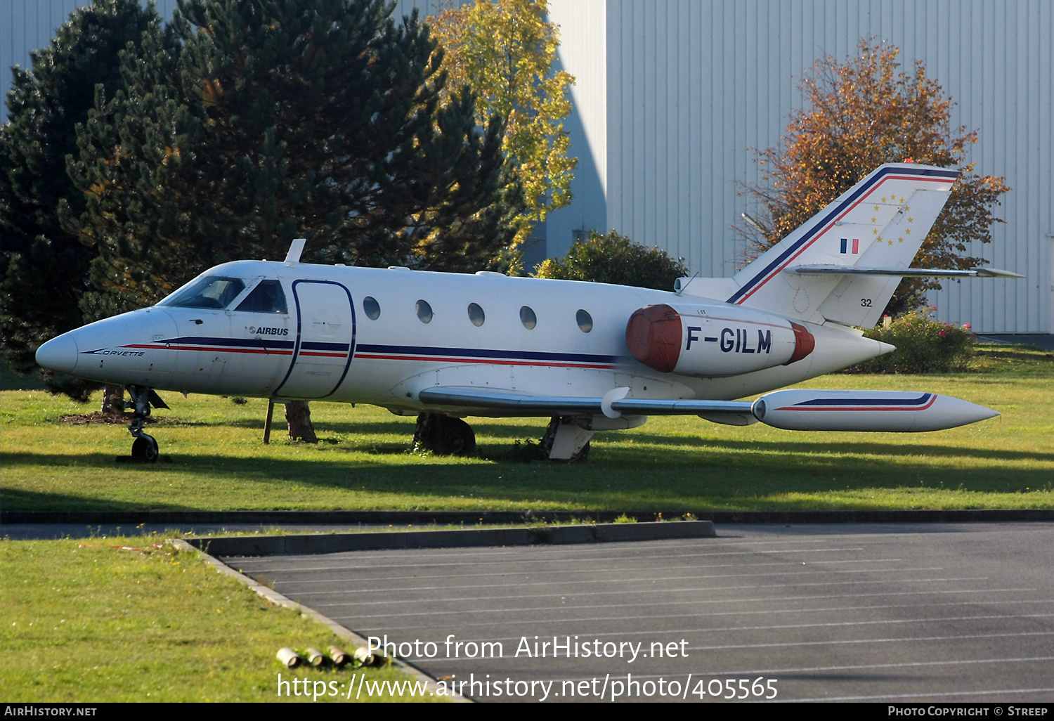 Aircraft Photo of F-GILM | Aerospatiale SN-601 Corvette 100 | Airbus | AirHistory.net #405565