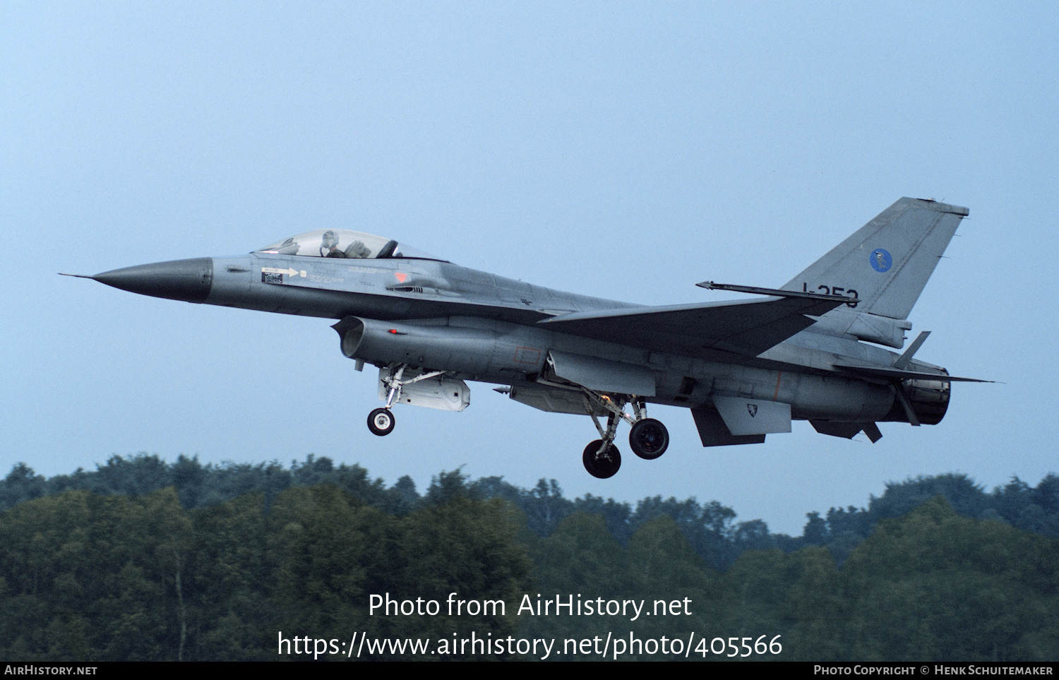 Aircraft Photo of J-253 | General Dynamics F-16A Fighting Falcon | Netherlands - Air Force | AirHistory.net #405566