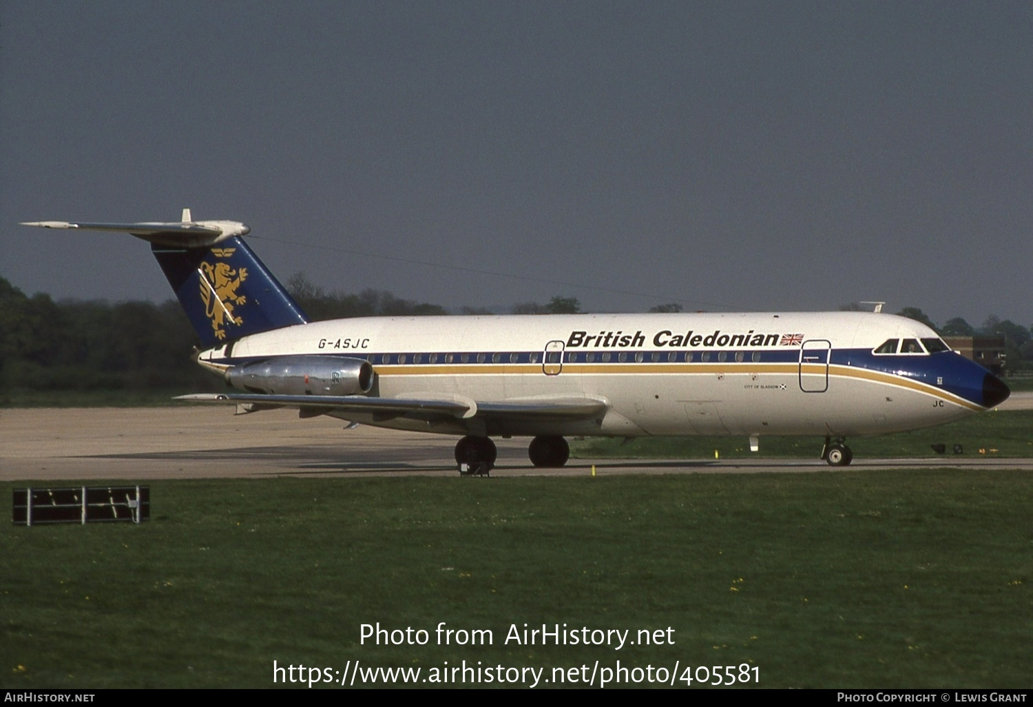 Aircraft Photo of G-ASJC | BAC 111-201AC One-Eleven | British Caledonian Airways | AirHistory.net #405581