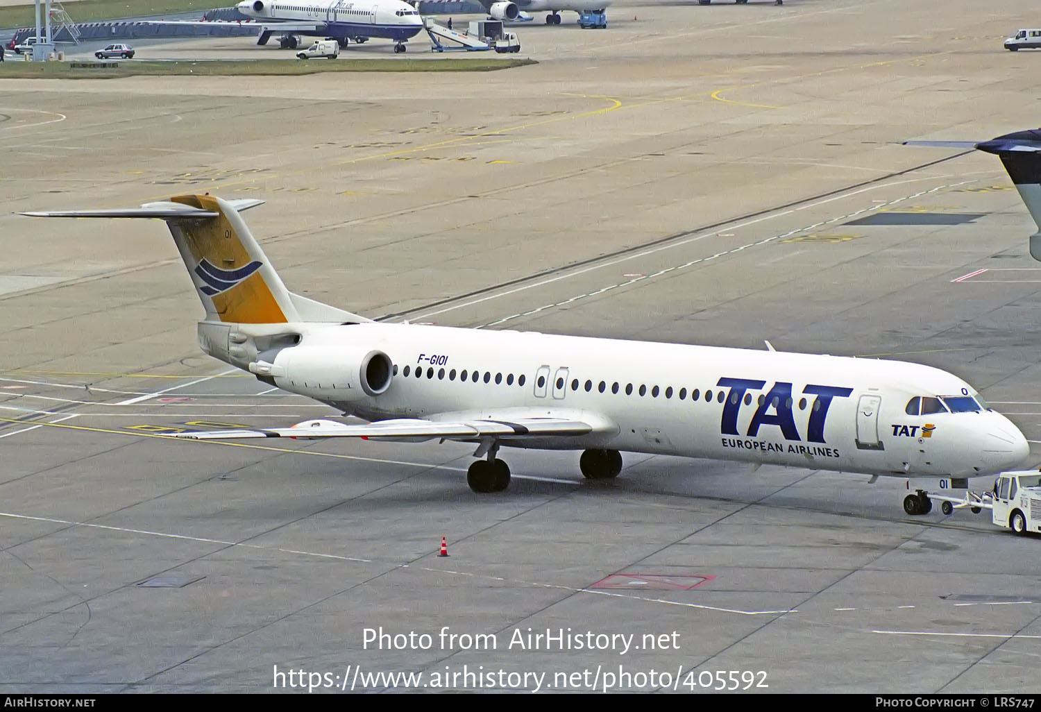 Aircraft Photo of F-GIOI | Fokker 100 (F28-0100) | TAT European Airlines | AirHistory.net #405592