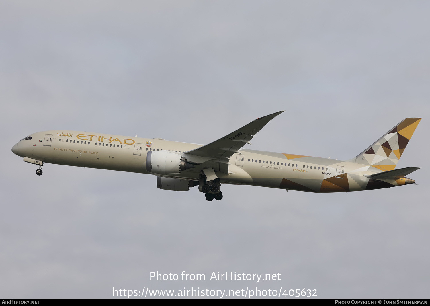 Aircraft Photo of A6-BME | Boeing 787-10 Dreamliner | Etihad Airways | AirHistory.net #405632