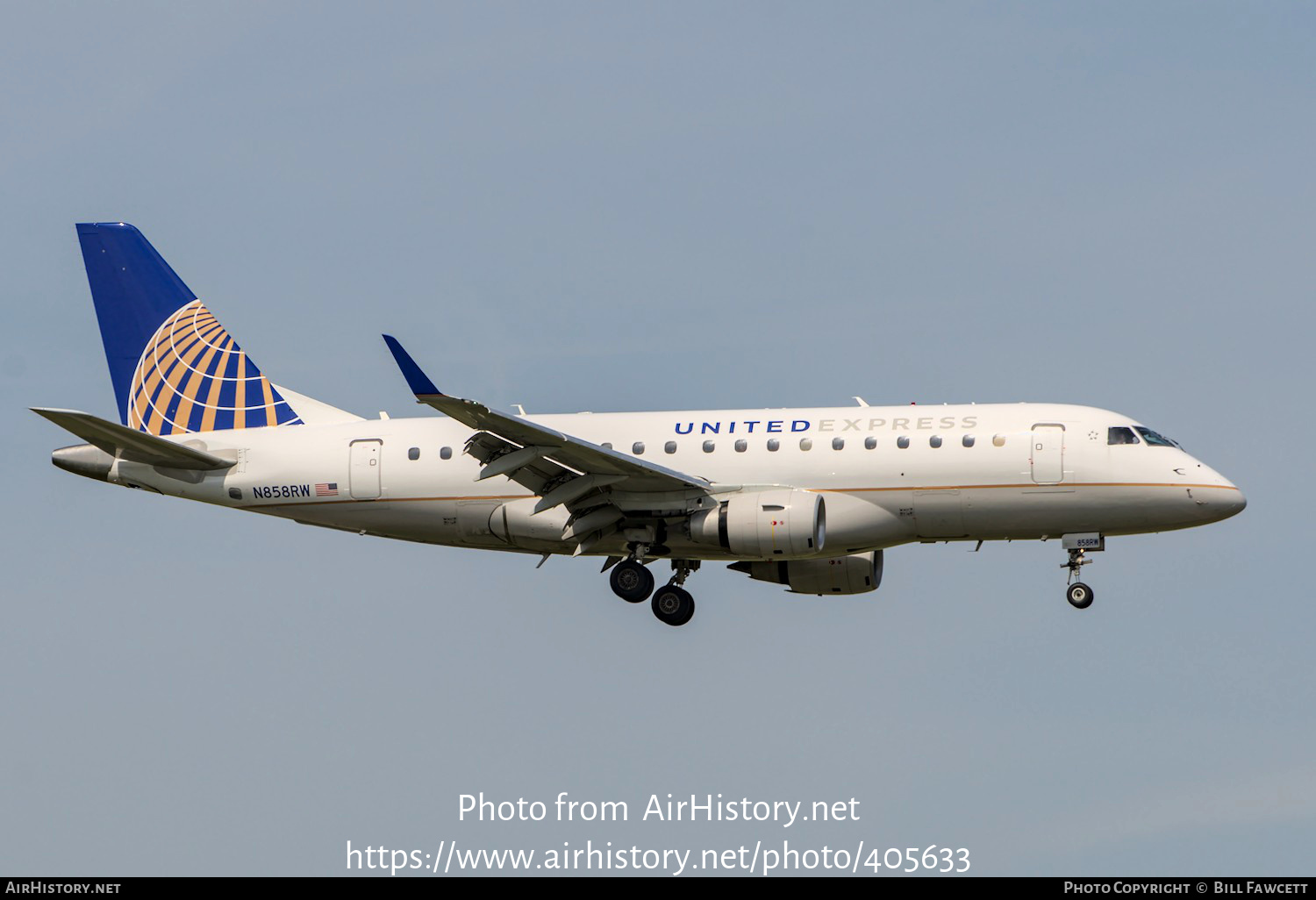 Aircraft Photo of N858RW | Embraer 170SE (ERJ-170-100SE) | United Express | AirHistory.net #405633