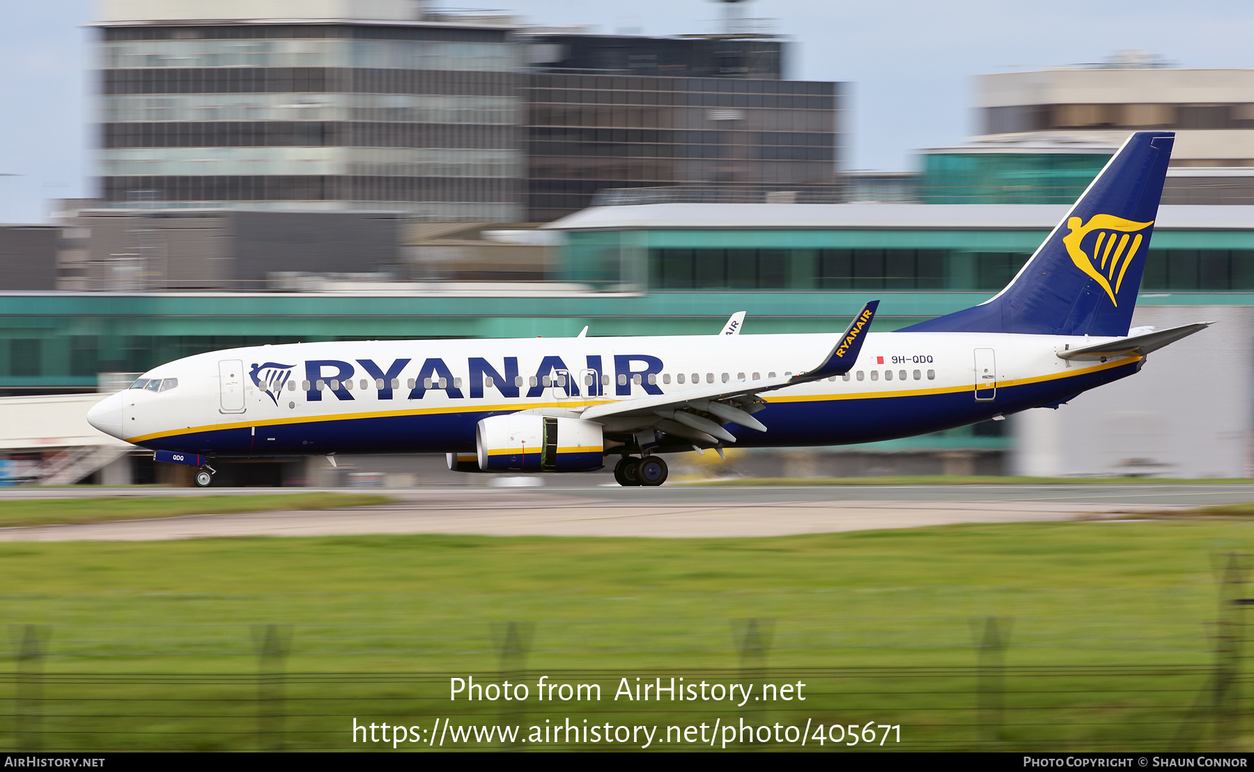 Aircraft Photo of 9H-QDQ | Boeing 737-800 | Ryanair | AirHistory.net #405671