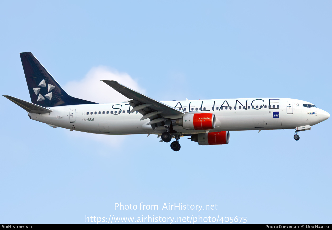 Aircraft Photo of LN-RRW | Boeing 737-883 | Scandinavian Airlines - SAS | AirHistory.net #405675