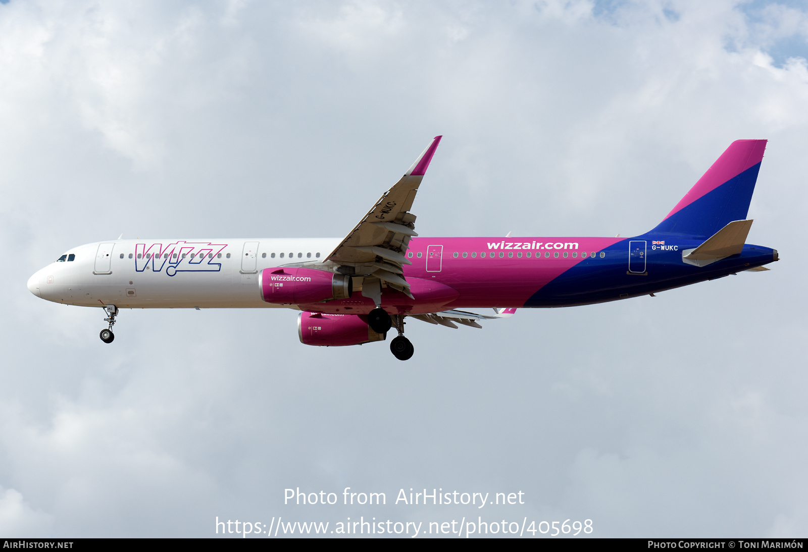 Aircraft Photo of G-WUKC | Airbus A321-231 | Wizz Air | AirHistory.net #405698