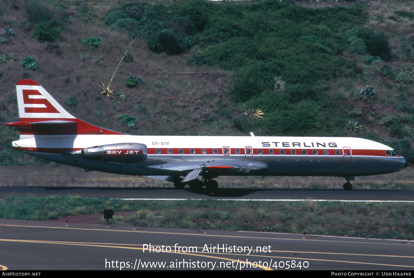 Aircraft Photo of OY-STF | Sud SE-210 Caravelle 10B3 Super B | Sterling Airways | AirHistory.net #405840