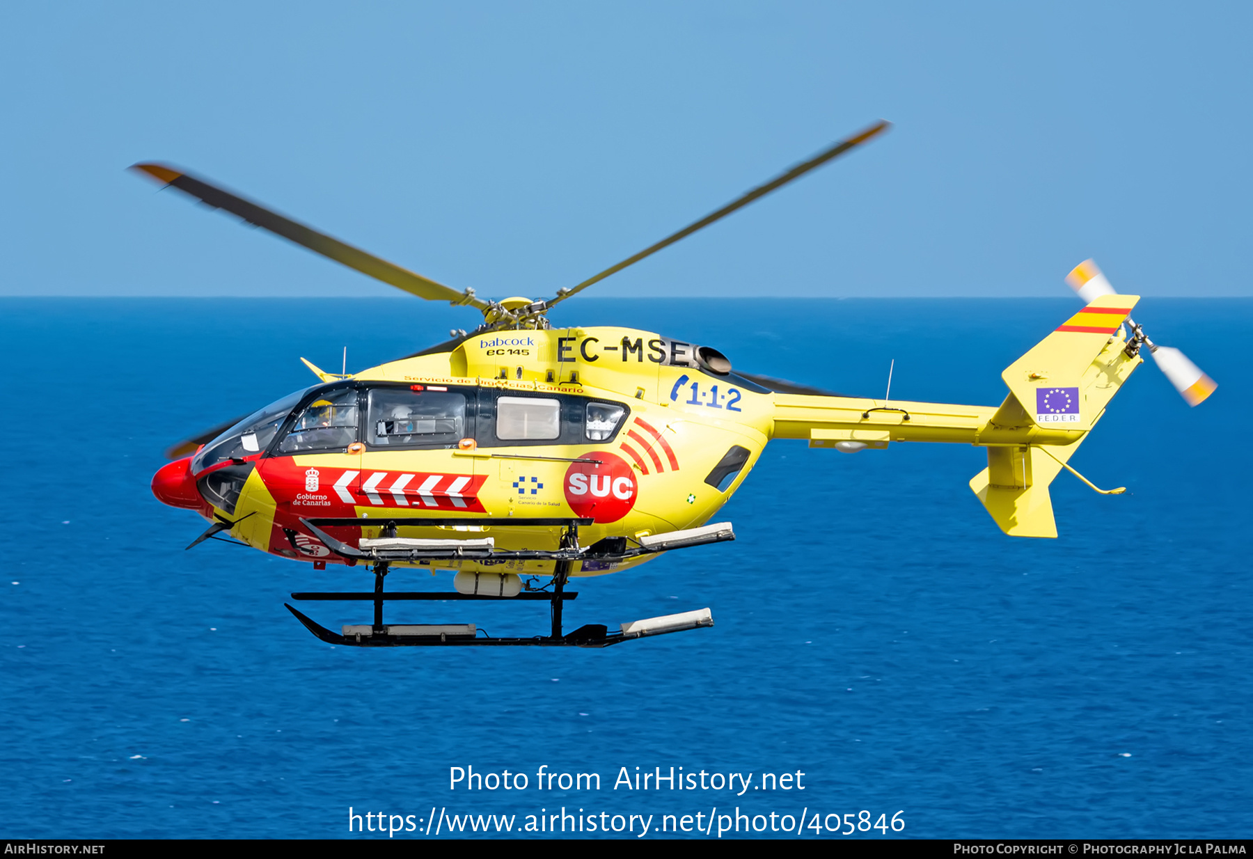 Aircraft Photo of EC-MSE | Eurocopter-Kawasaki BK-117/EC-145 | Servicio de Urgencias Canario - SUC | AirHistory.net #405846