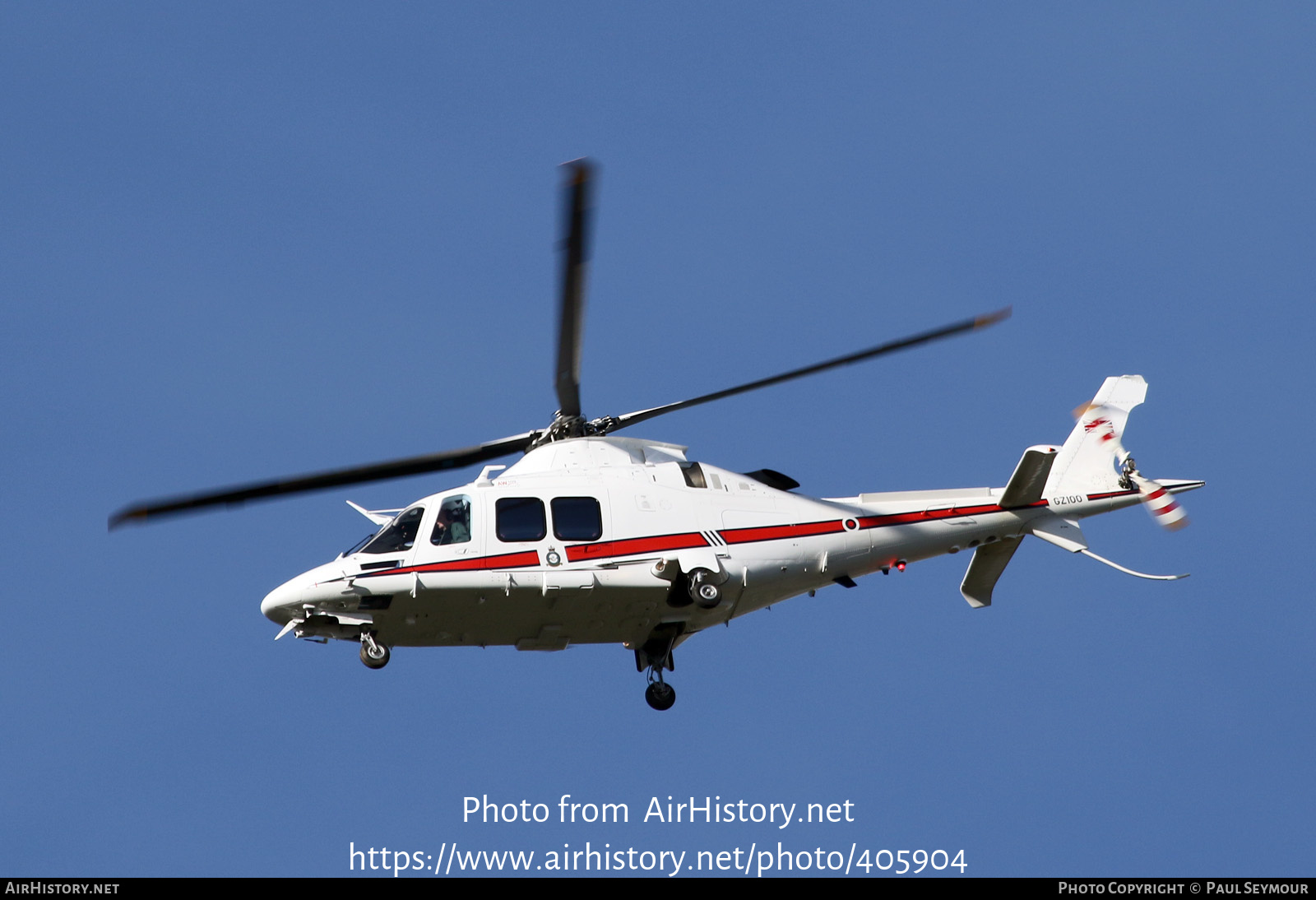 Aircraft Photo of GZ100 | AgustaWestland AW-109SP GrandNew | UK - Air Force | AirHistory.net #405904