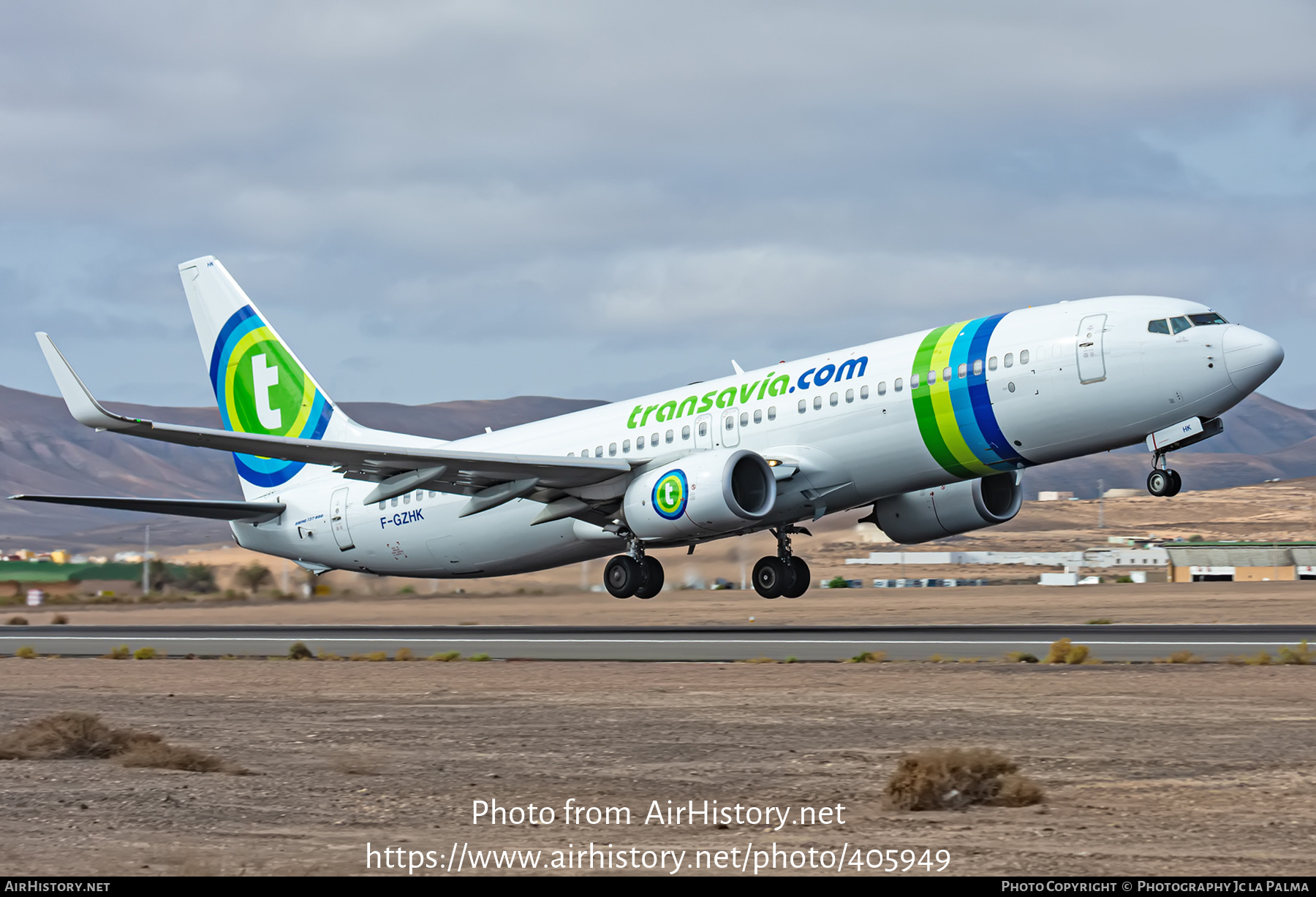 Aircraft Photo of F-GZHK | Boeing 737-8K2 | Transavia | AirHistory.net #405949