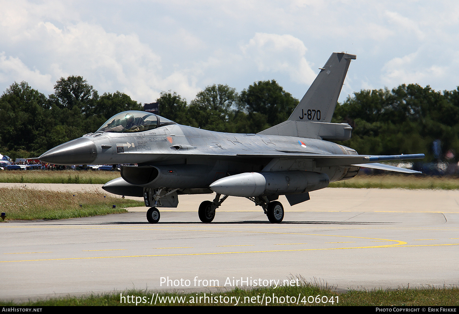 Aircraft Photo of J-870 | General Dynamics F-16AM Fighting Falcon | Netherlands - Air Force | AirHistory.net #406041