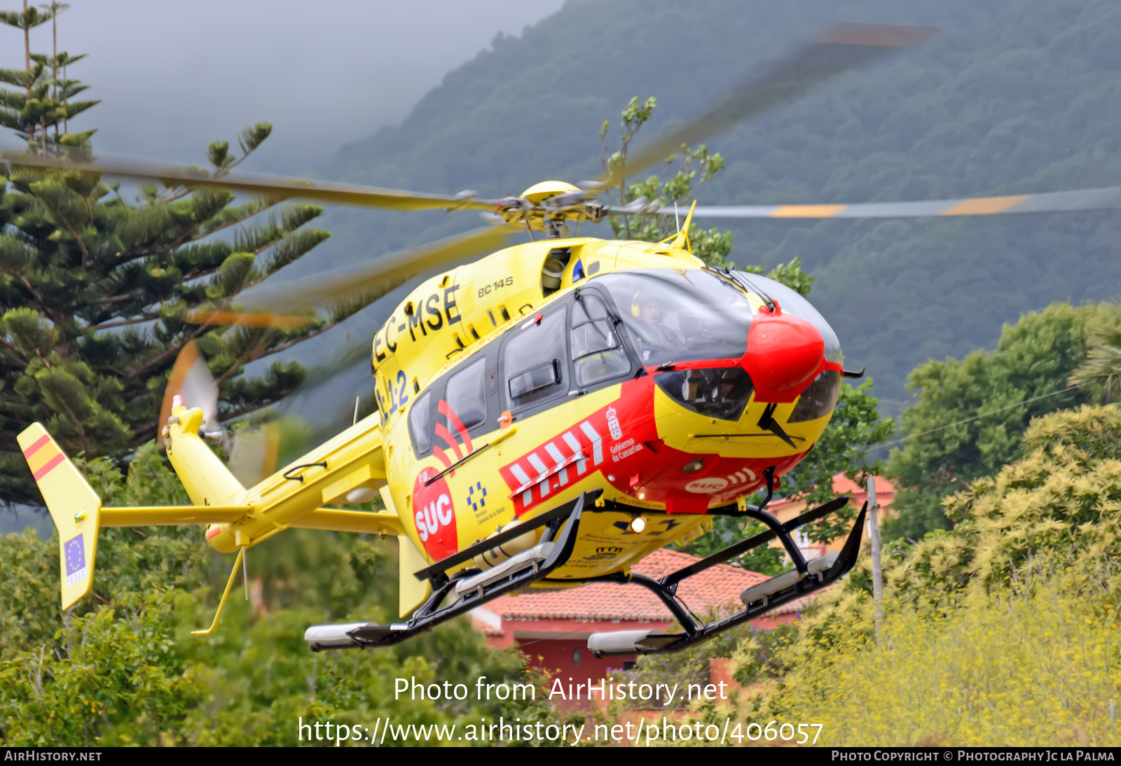 Aircraft Photo of EC-MSE | Eurocopter-Kawasaki BK-117/EC-145 | Servicio de Urgencias Canario - SUC | AirHistory.net #406057