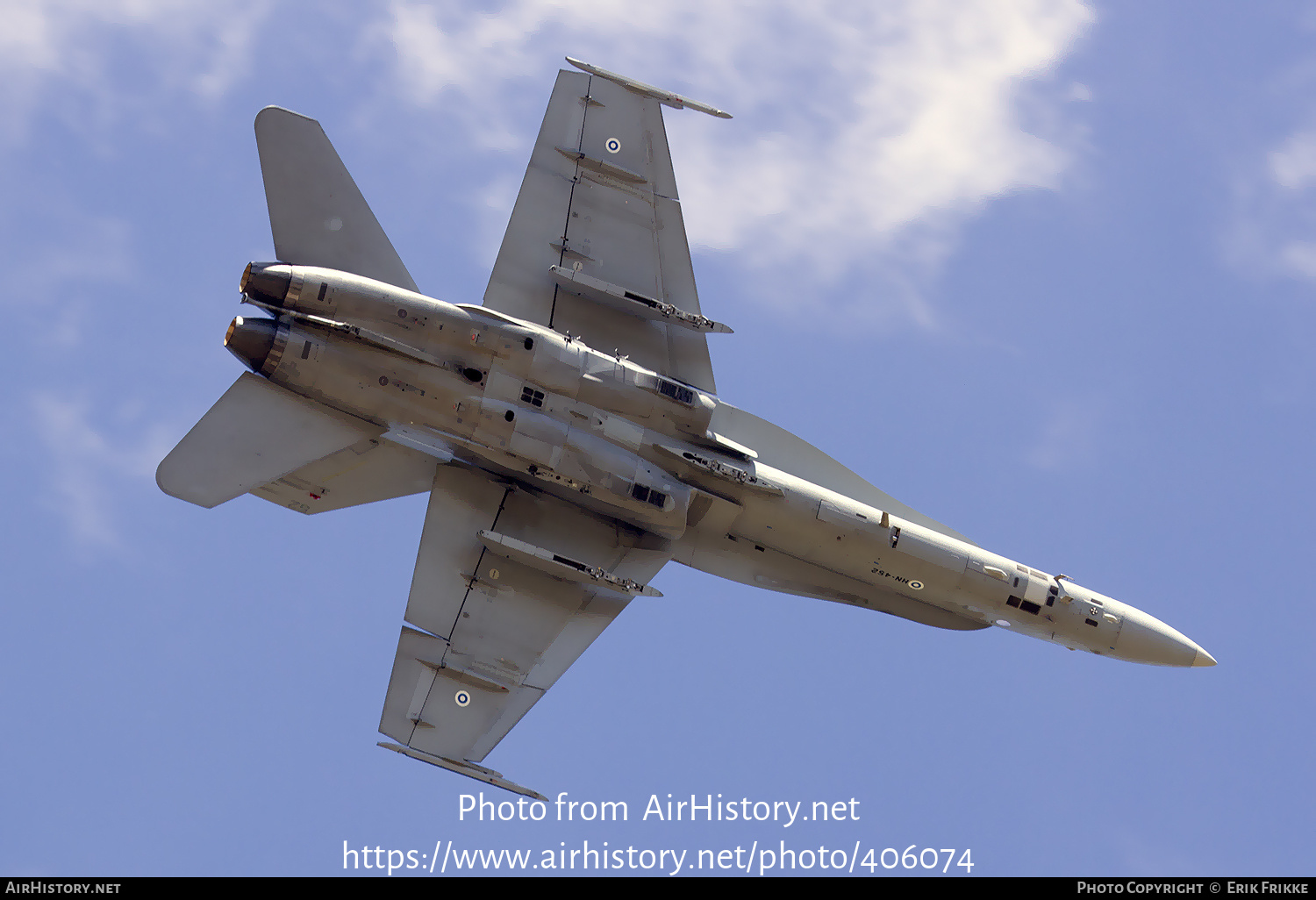 Aircraft Photo of HN-452 | McDonnell Douglas F/A-18C Hornet | Finland - Air Force | AirHistory.net #406074