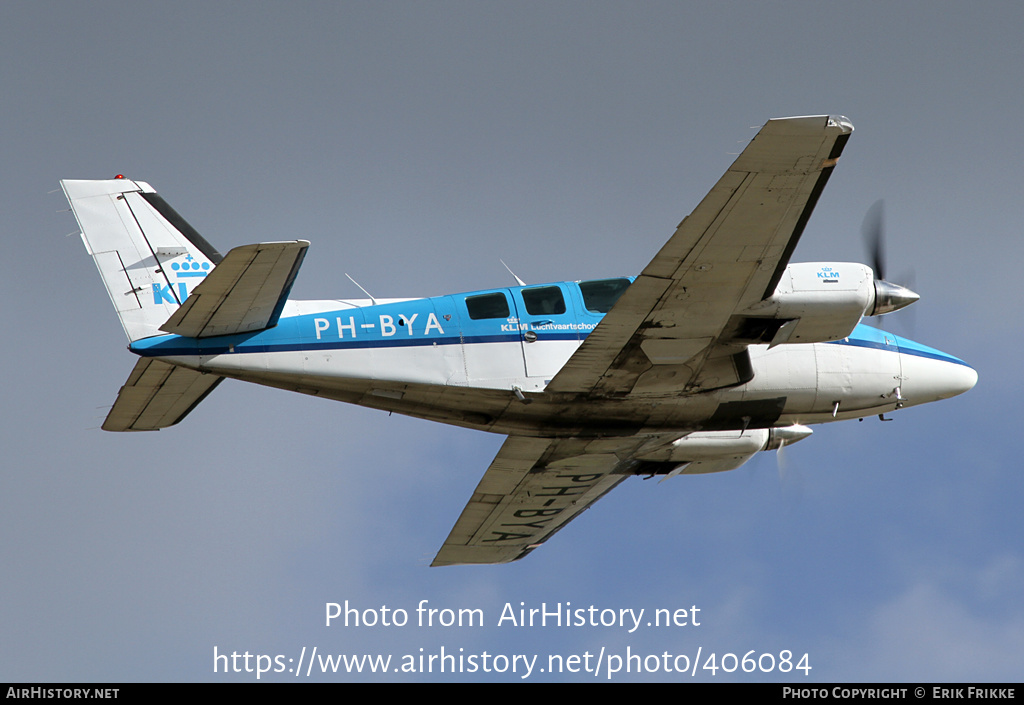 Aircraft Photo of PH-BYA | Beech 58 Baron | KLM Luchtvaartschool | AirHistory.net #406084