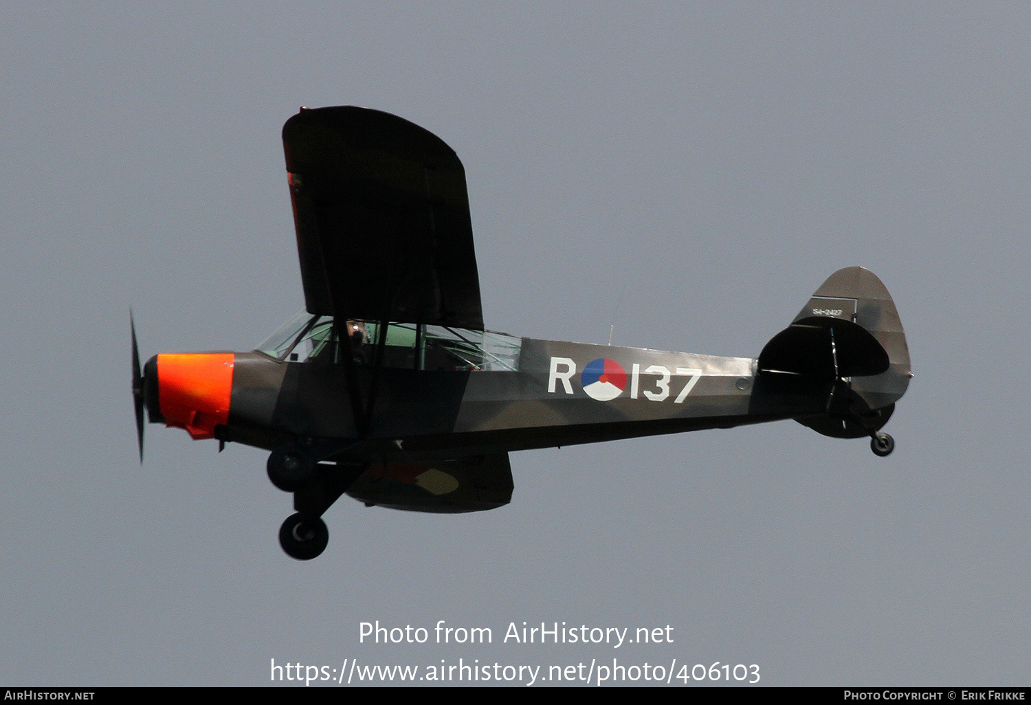 Aircraft Photo of PH-PSC / R-137 | Piper L-21B Super Cub | Koninklijke Luchtmacht Historische Vlucht | Netherlands - Air Force | AirHistory.net #406103