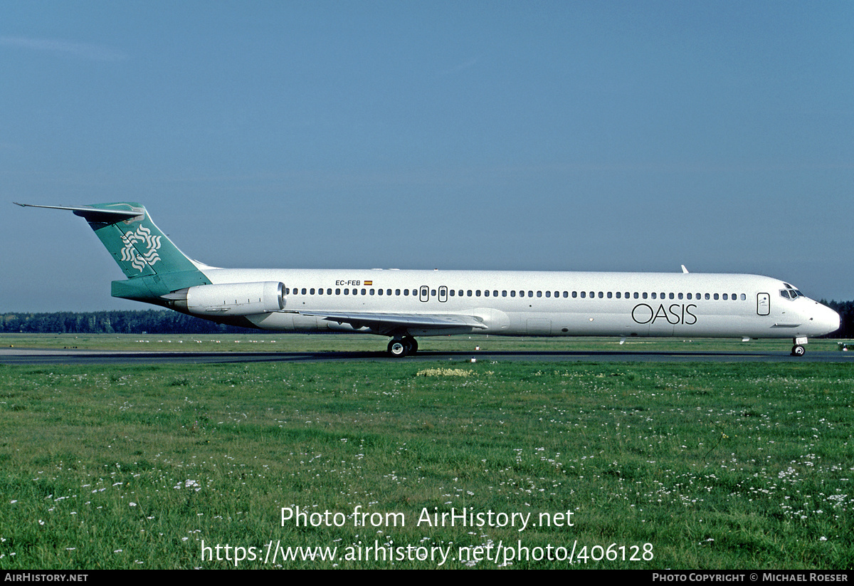 Aircraft Photo of EC-FEB | McDonnell Douglas MD-83 (DC-9-83) | Oasis International Airlines | AirHistory.net #406128