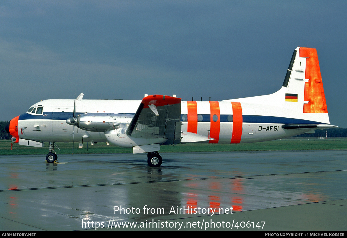 Aircraft Photo of D-AFSI | Hawker Siddeley HS-748 Srs2/244 | BFS - Bundesanstalt für Flugsicherung | AirHistory.net #406147