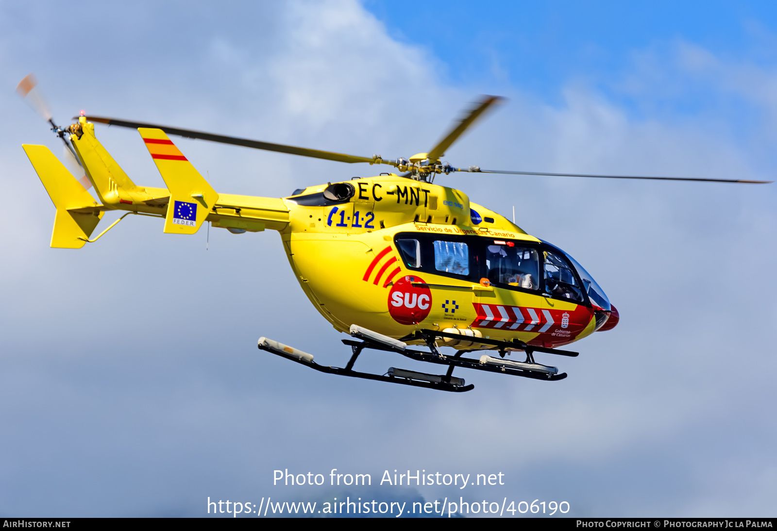 Aircraft Photo of EC-MNT | Airbus Helicopters EC-145 (BK-117 D-2) | Servicio de Urgencias Canario - SUC | AirHistory.net #406190