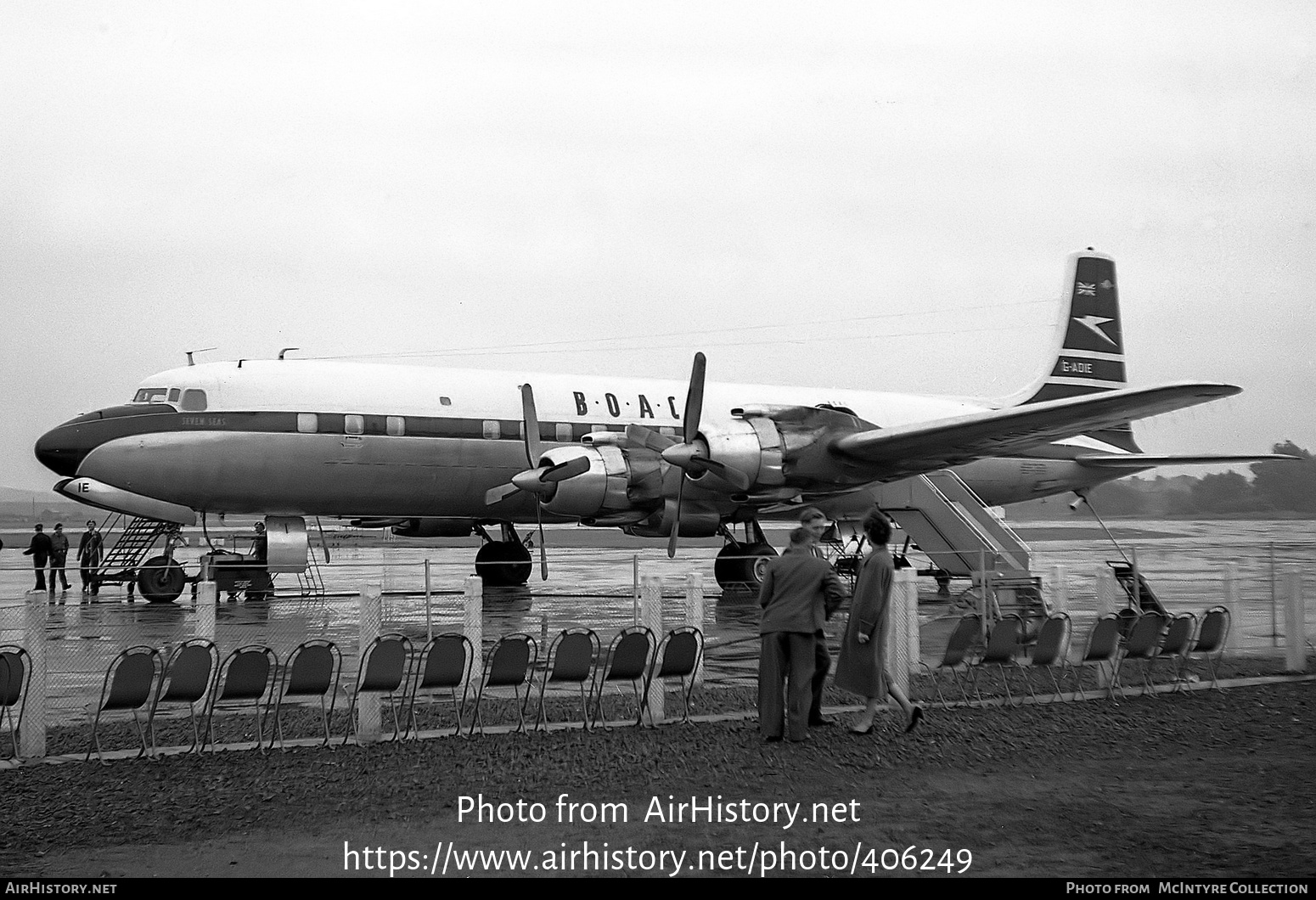 Aircraft Photo of G-AOIE | Douglas DC-7C | BOAC - British Overseas Airways Corporation | AirHistory.net #406249