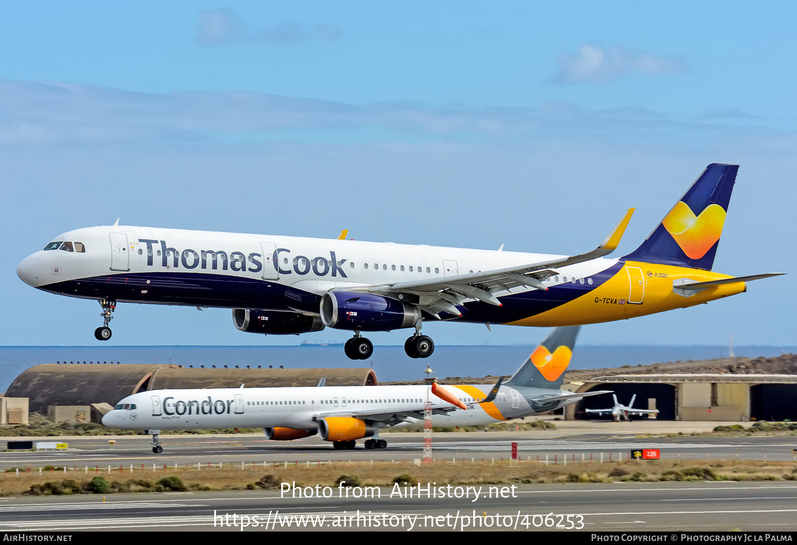 Aircraft Photo of G-TCVA | Airbus A321-231 | Thomas Cook Airlines | AirHistory.net #406253