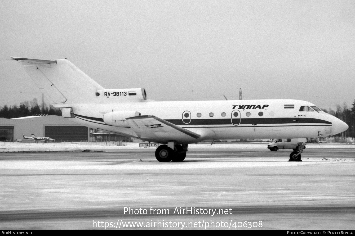 Aircraft Photo of RA-98113 | Yakovlev Yak-40 | Tulpar Air | AirHistory.net #406308