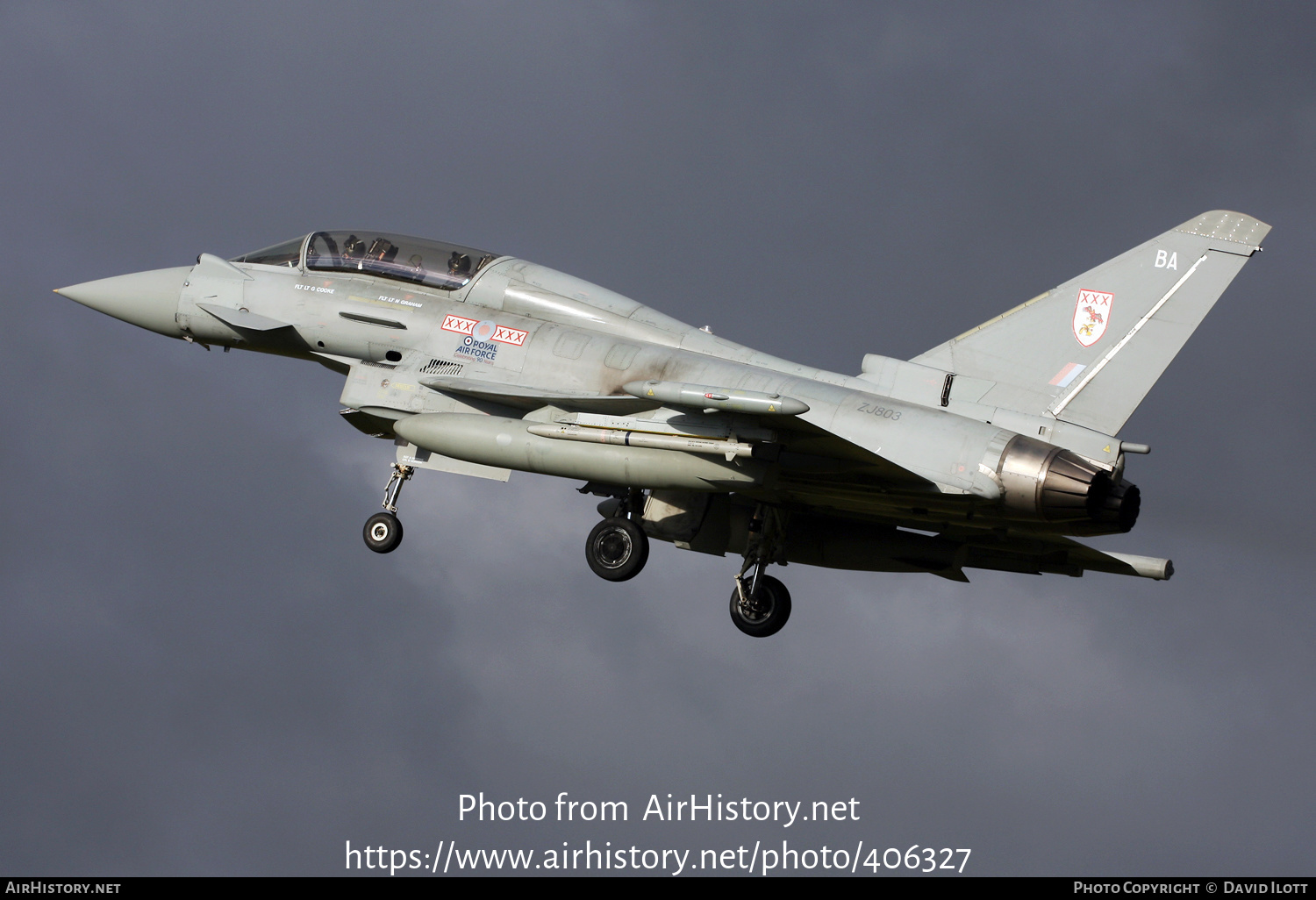 Aircraft Photo of ZJ803 | Eurofighter EF-2000 Typhoon T3 | UK - Air Force | AirHistory.net #406327