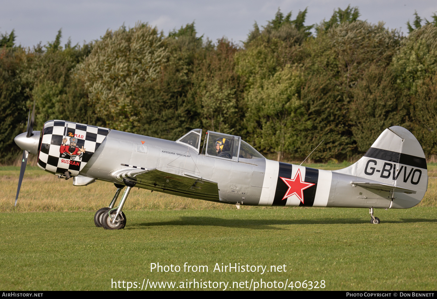 Aircraft Photo of G-BVVO | Yakovlev Yak-50 | Soviet Union - Air Force | AirHistory.net #406328