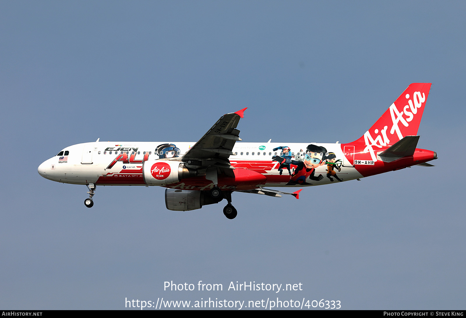 Aircraft Photo of 9M-AHR | Airbus A320-216 | AirAsia | AirHistory.net #406333