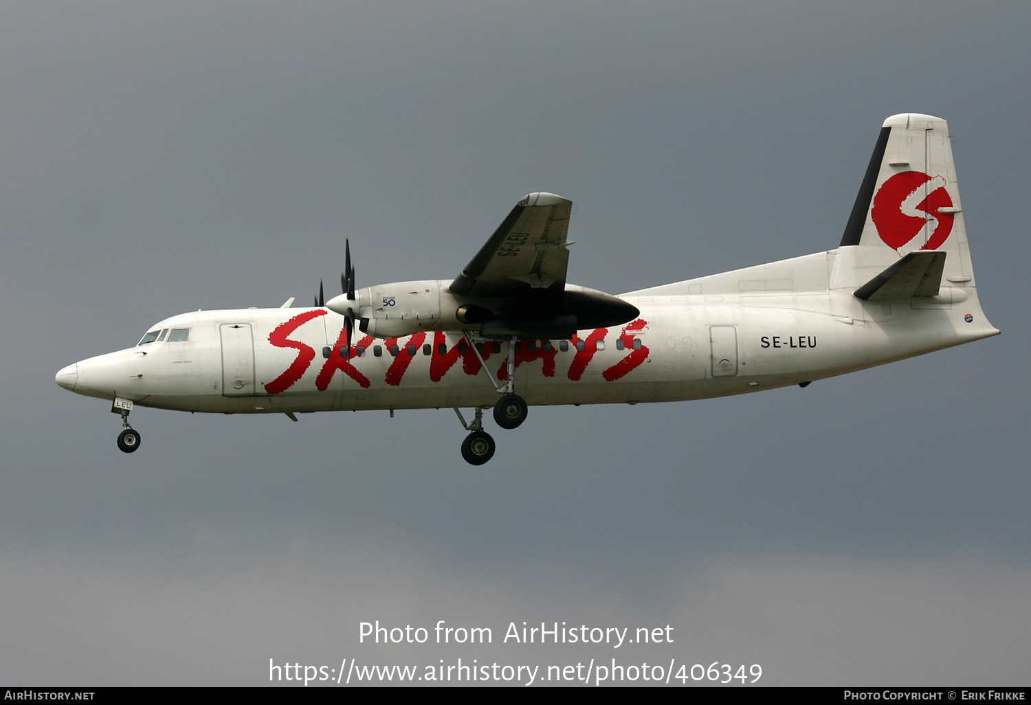 Aircraft Photo of SE-LEU | Fokker 50 | Skyways | AirHistory.net #406349