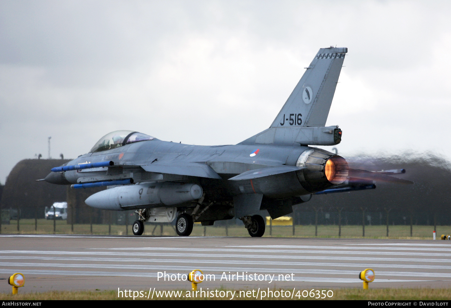 Aircraft Photo of J-516 | General Dynamics F-16AM Fighting Falcon | Netherlands - Air Force | AirHistory.net #406350