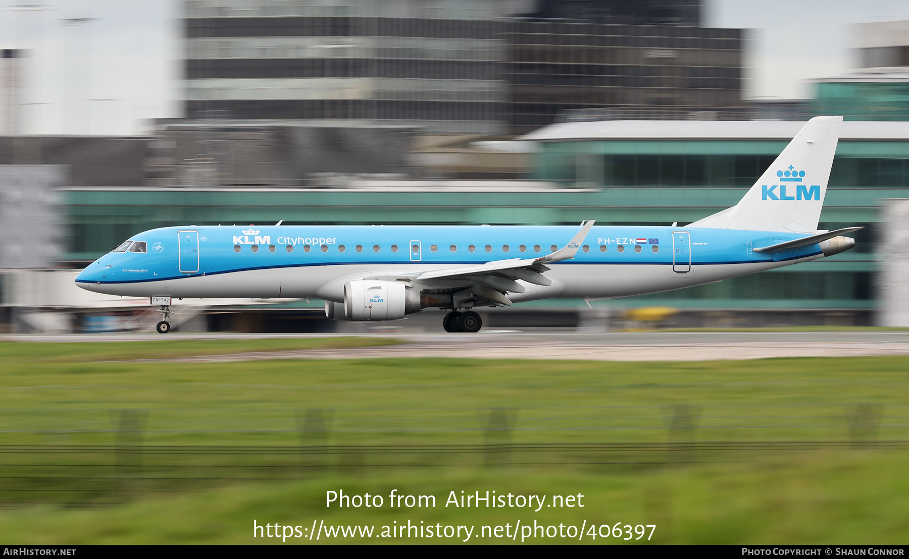 Aircraft Photo of PH-EZN | Embraer 190STD (ERJ-190-100STD) | KLM Cityhopper | AirHistory.net #406397