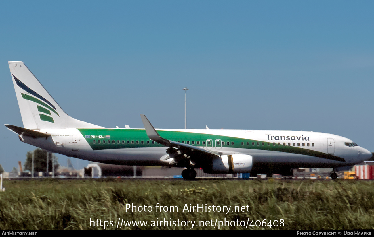 Aircraft Photo of PH-HZJ | Boeing 737-8K2 | Transavia | AirHistory.net #406408