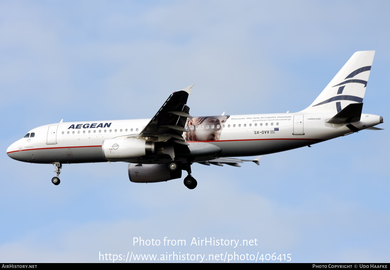 Aircraft Photo of SX-DVV | Airbus A320-232 | Aegean Airlines | AirHistory.net #406415