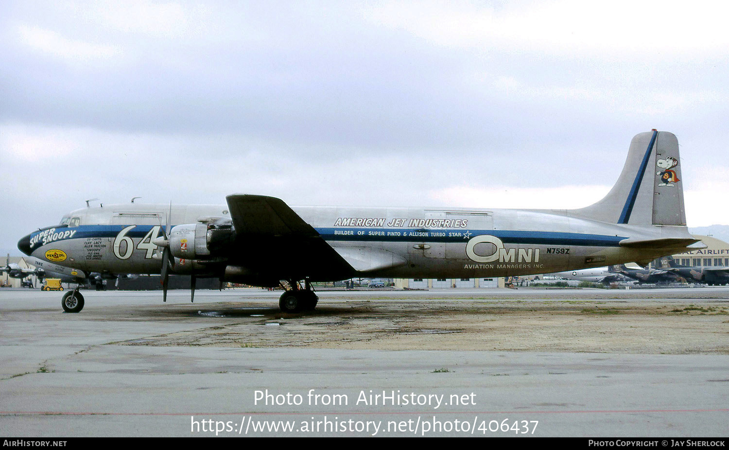 Aircraft Photo of N759Z | Douglas DC-7B(F) | AirHistory.net #406437