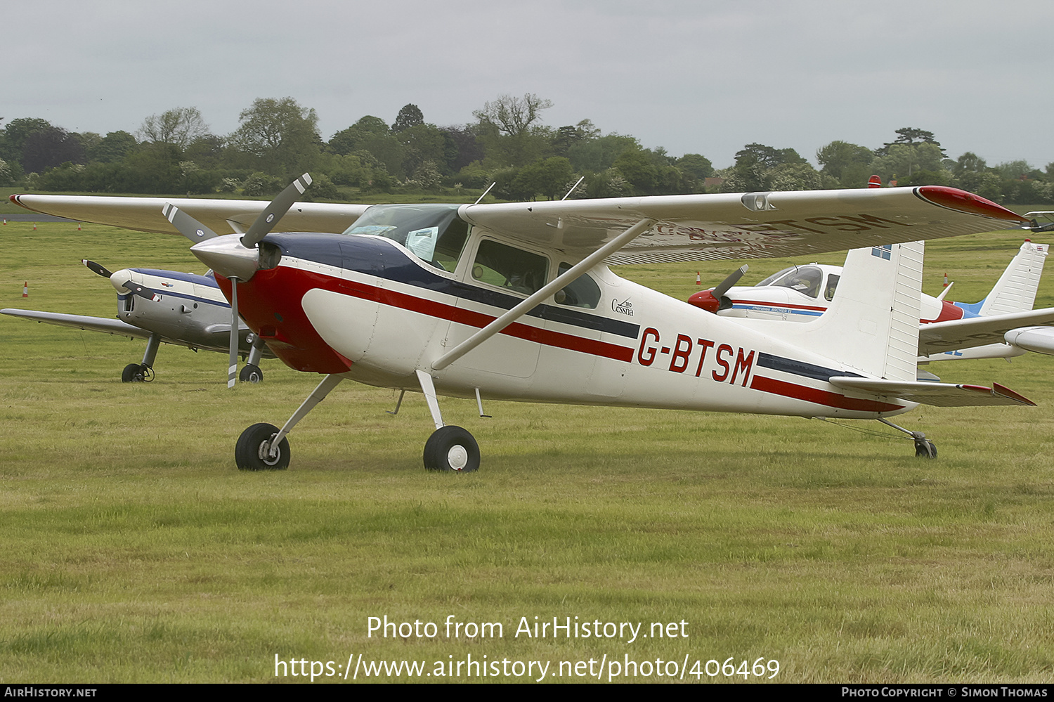 Aircraft Photo of G-BTSM | Cessna 180A | AirHistory.net #406469