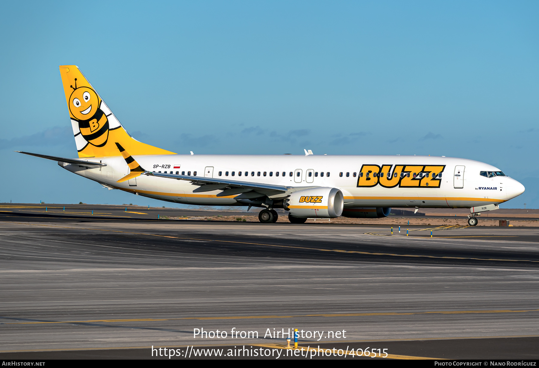 Aircraft Photo of SP-RZB | Boeing 737-8200 Max 200 | Buzz | AirHistory.net #406515