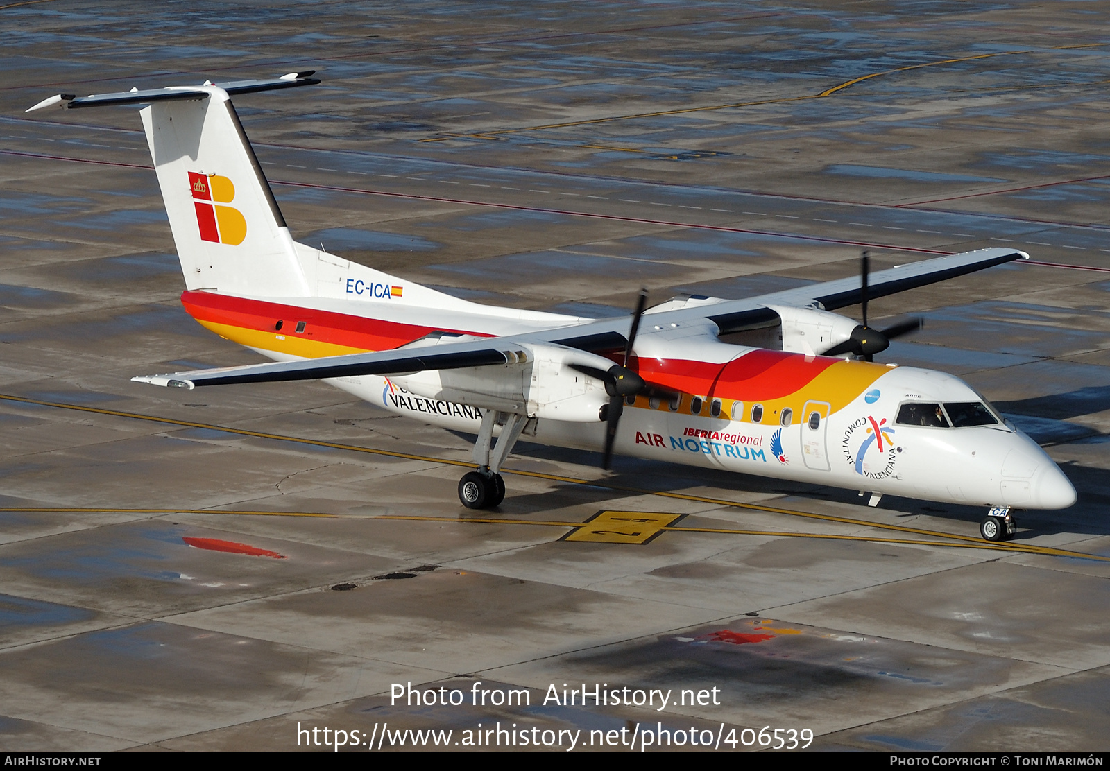 Aircraft Photo of EC-ICA | Bombardier DHC-8-315Q Dash 8 | Iberia Regional | AirHistory.net #406539