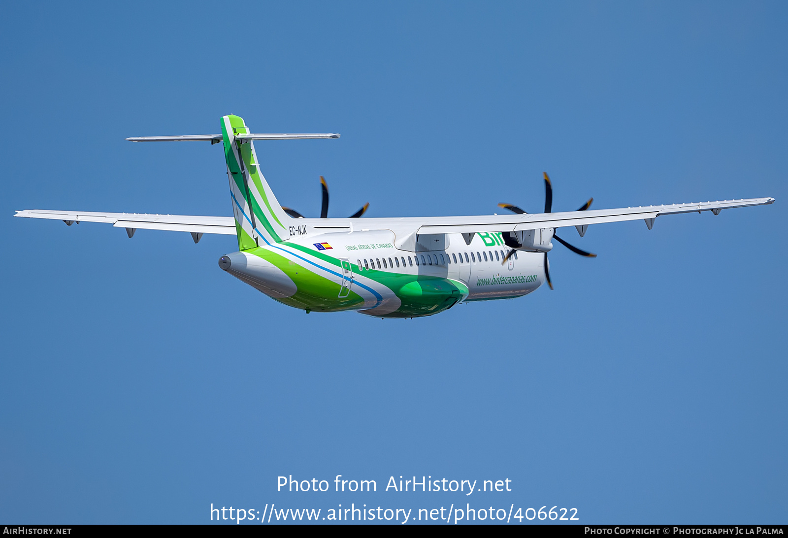 Aircraft Photo of EC-NJK | ATR ATR-72-600 (ATR-72-212A) | Binter Canarias | AirHistory.net #406622