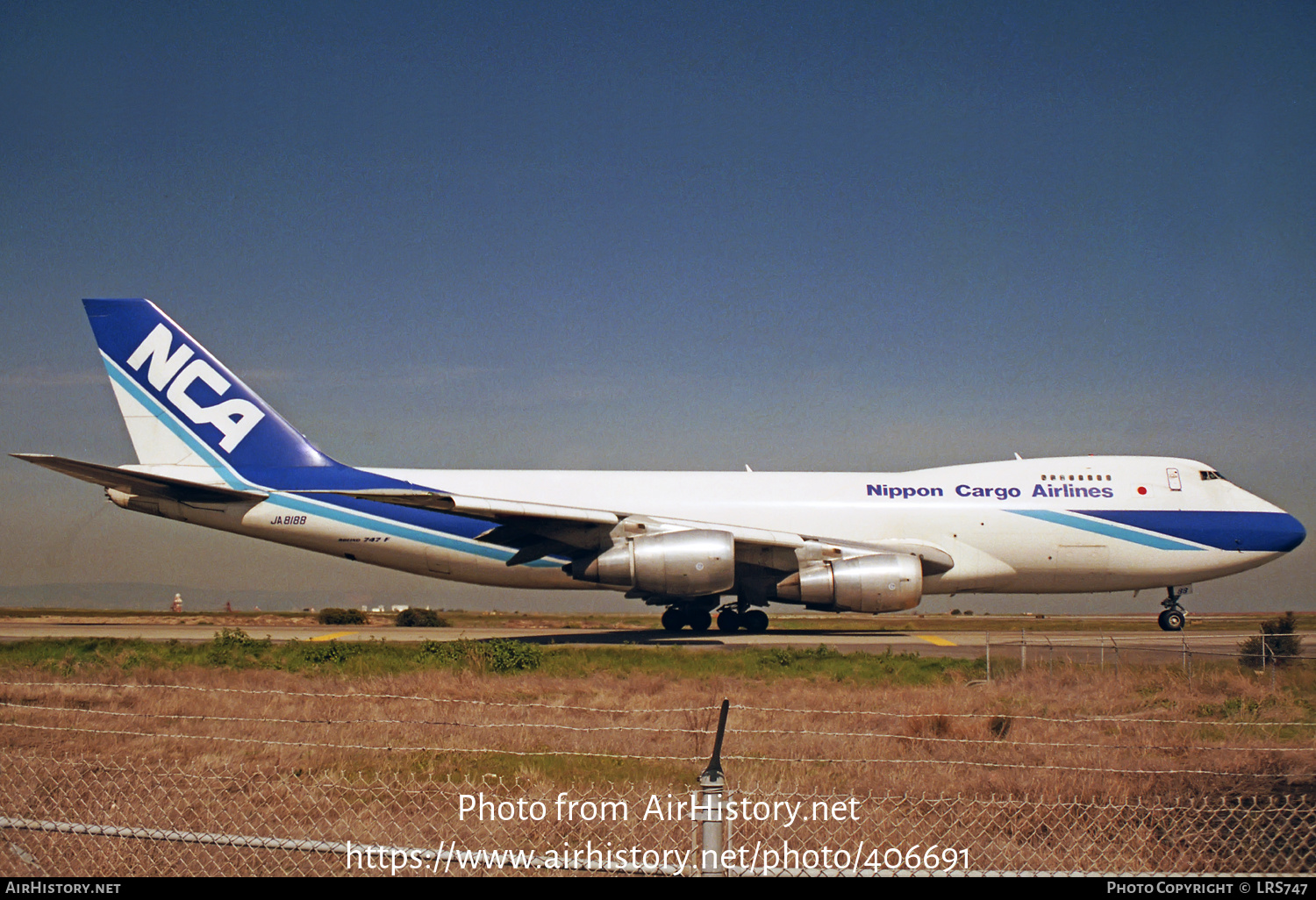 Aircraft Photo of JA8188 | Boeing 747-281F/SCD | Nippon Cargo Airlines - NCA | AirHistory.net #406691