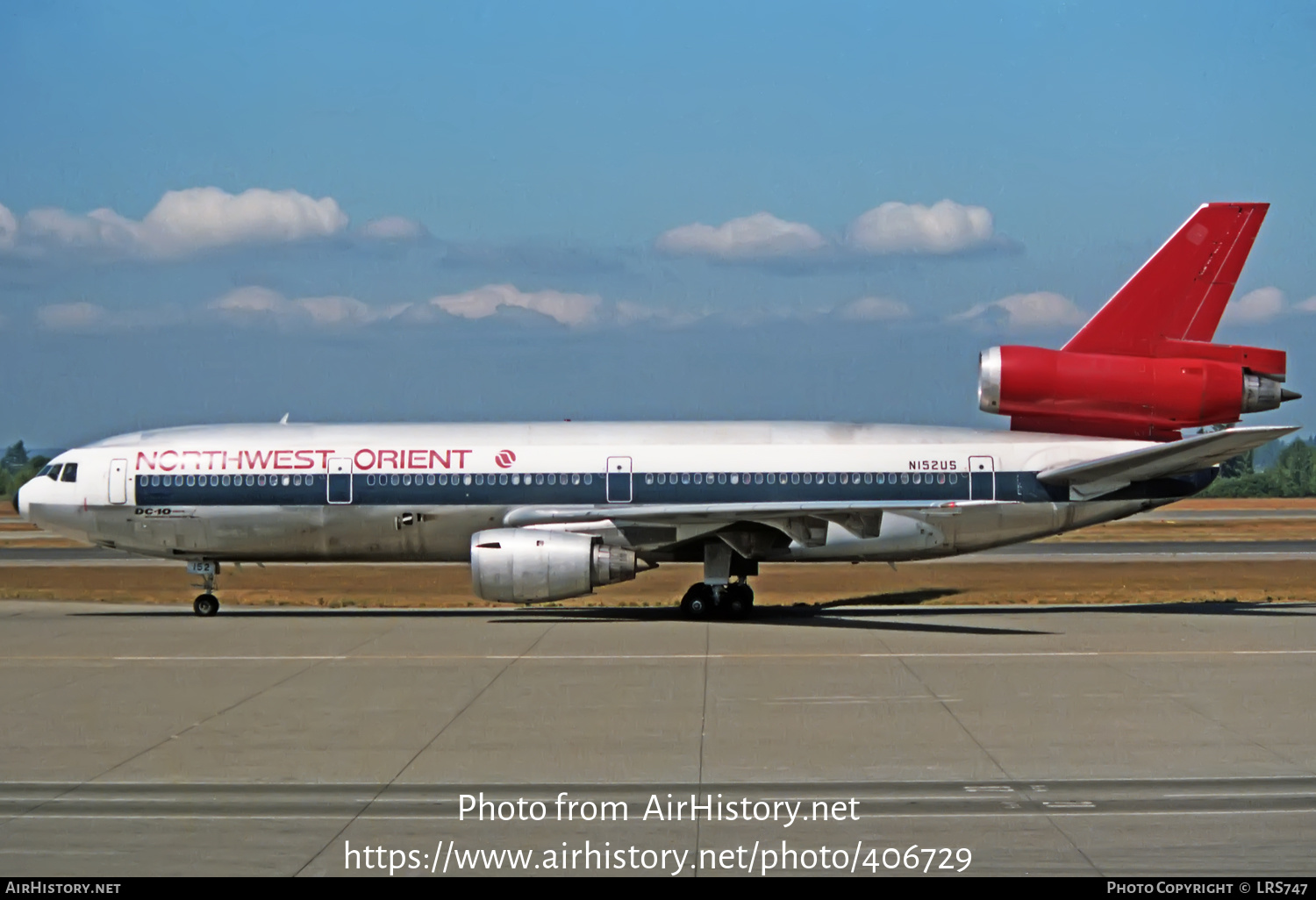 Aircraft Photo of N152US | McDonnell Douglas DC-10-40 | Northwest Orient Airlines | AirHistory.net #406729