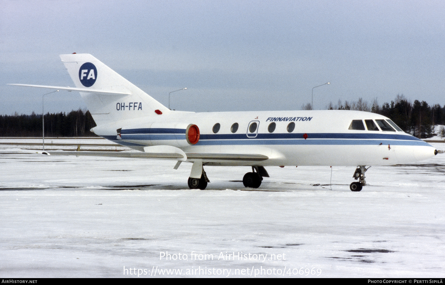 Aircraft Photo of OH-FFA | Dassault Falcon 20C | Finnaviation | AirHistory.net #406969