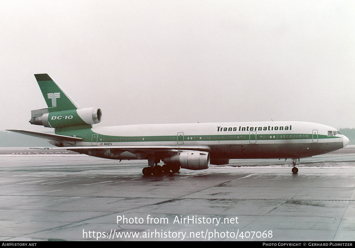 Aircraft Photo of N102TV | McDonnell Douglas DC-10-30CF | Trans International Airlines - TIA | AirHistory.net #407068