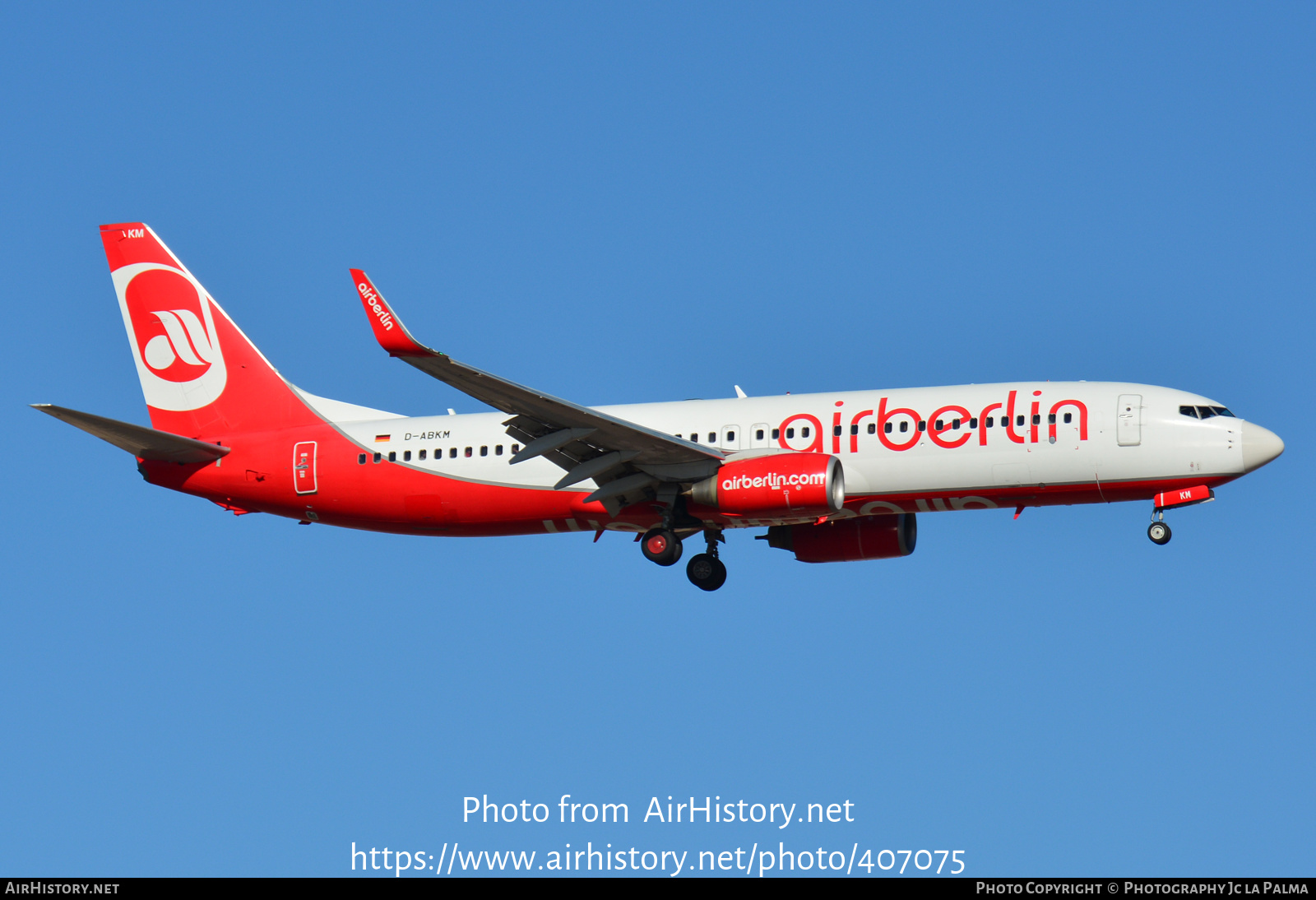 Aircraft Photo of D-ABKM | Boeing 737-86J | Air Berlin | AirHistory.net #407075